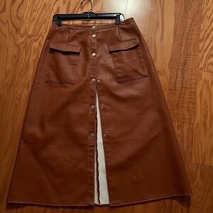 ASOS Maternity Brown Maxi Skirt